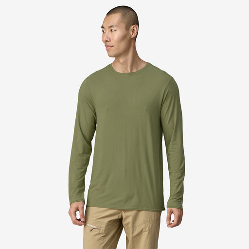 Patagonia Men's Tropic Comfort Natural UPF Crew-Buckhorn Green-Killington Sports