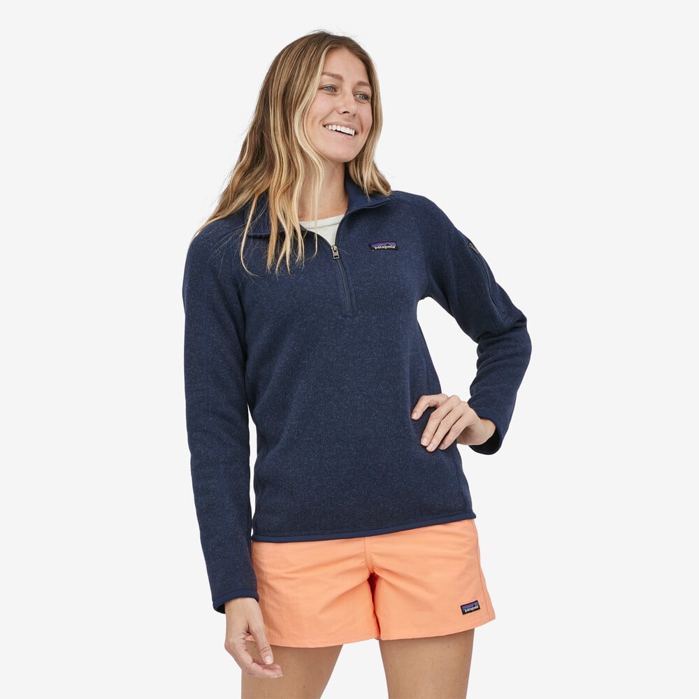 Patagonia Women's Better Sweater 1/4 Zip-New Navy-Killington Sports