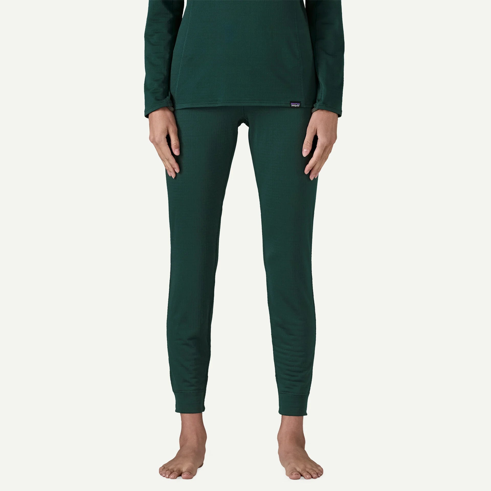 Patagonia Women's Capilene® Thermal Weight Bottoms-Cascade Green-Killington Sports