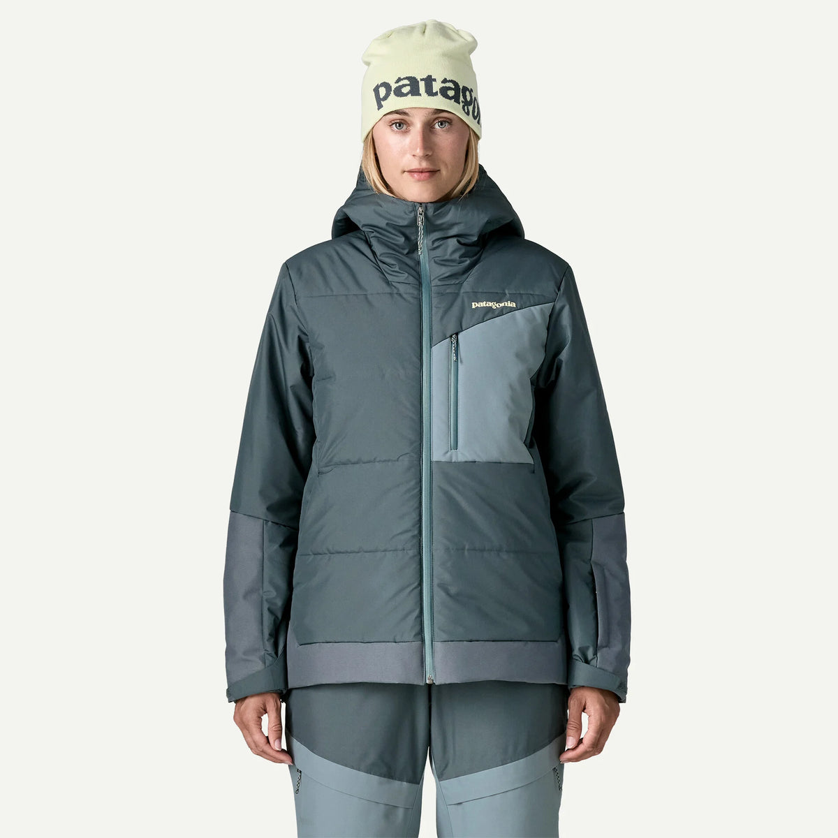 Patagonia Women's Insulated Snowfarer Jacket-Summit Blue-Killington Sports