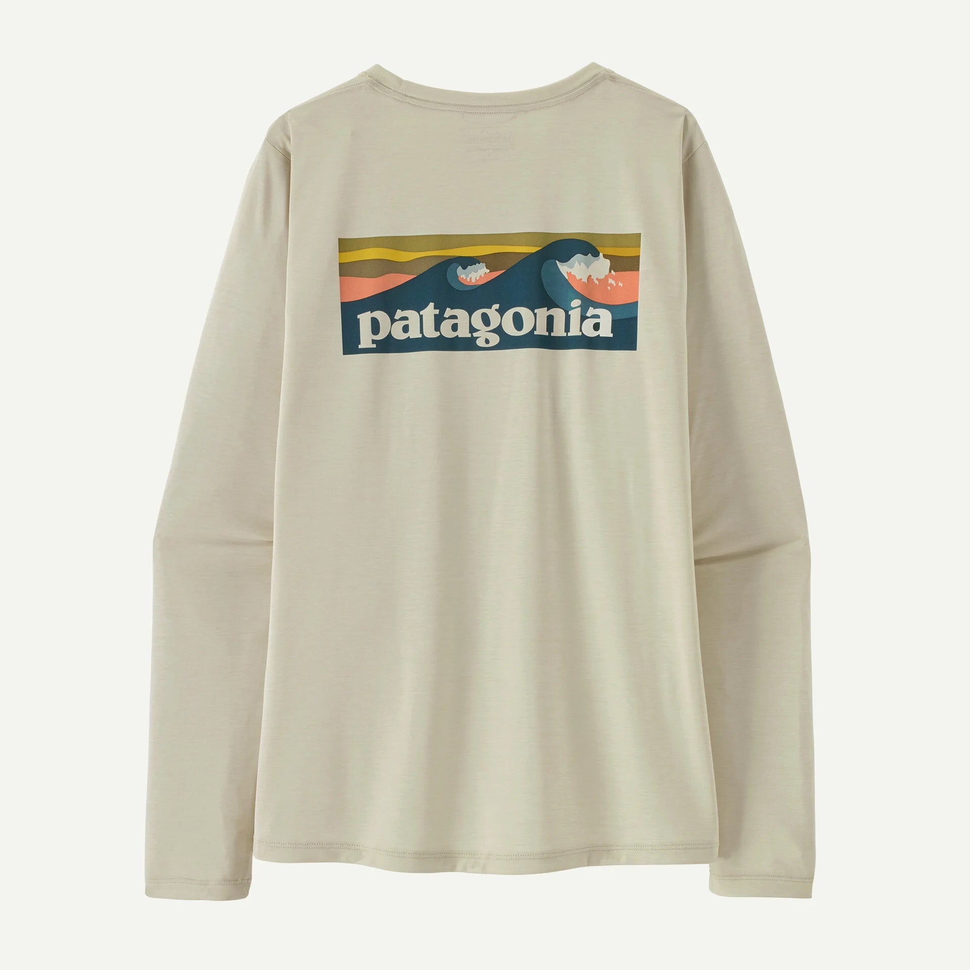 Patagonia Women's Long-Sleeved Capilene® Cool Daily Shirt - Boardshort Logo-Dyno White-Killington Sports