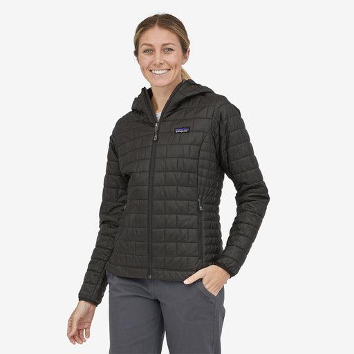 Patagonia Women's Nano Puff Hoody-Black-Killington Sports