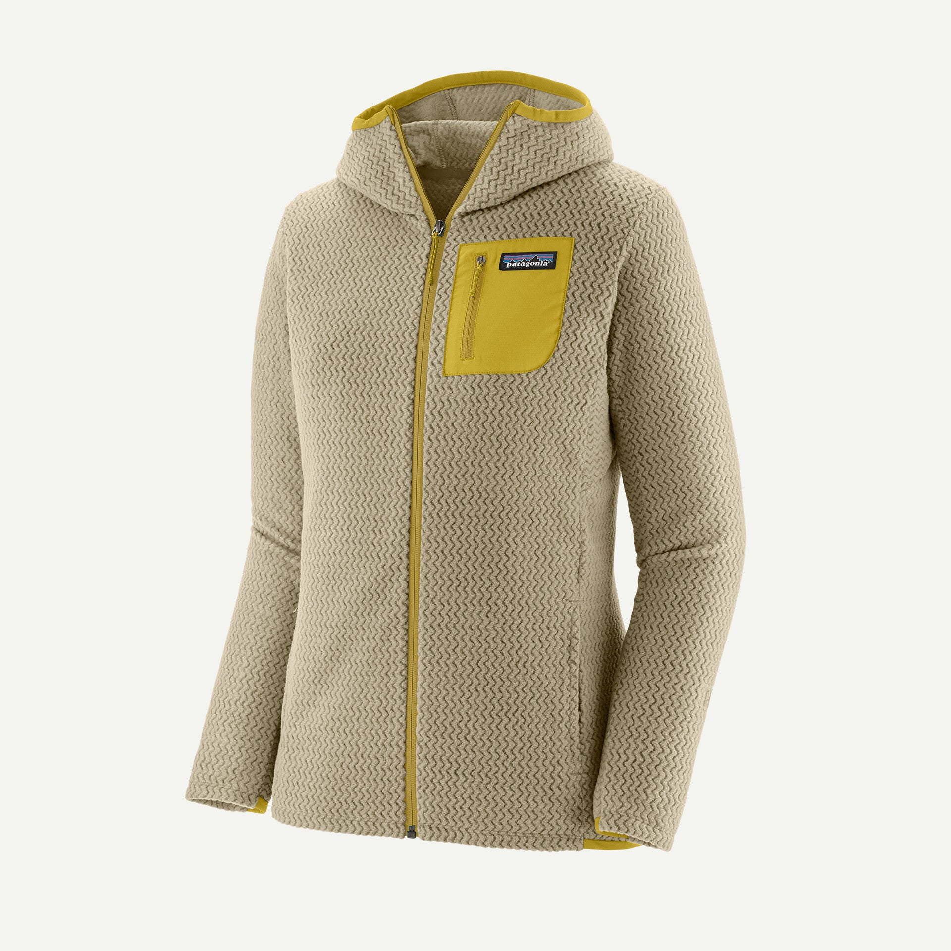 Patagonia Women's R1 Air Full-Zip Hoody-Buttercup Yellow-Killington Sports