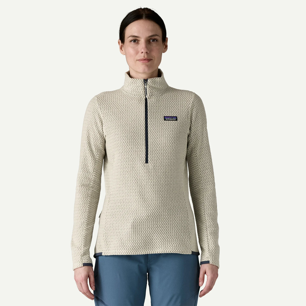 Patagonia Women's R1® Air Zip Neck-Wool White-Killington Sports