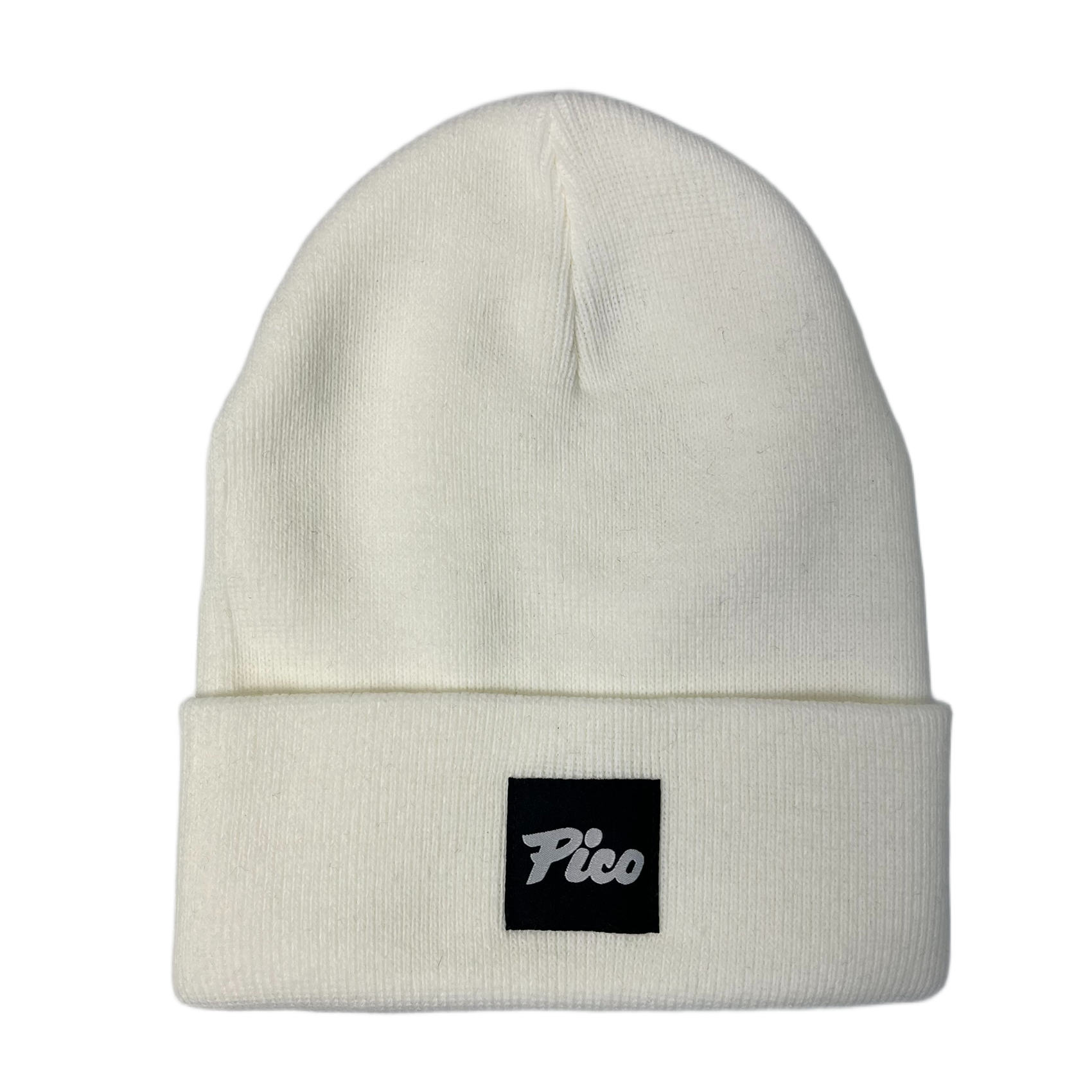 Pico Classic Ribbed Beanie-White-Killington Sports