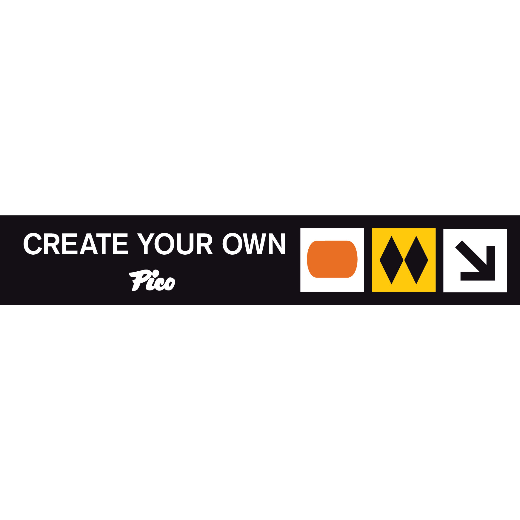Pico Logo Create Your Own Custom Trail Sign-Killington Sports