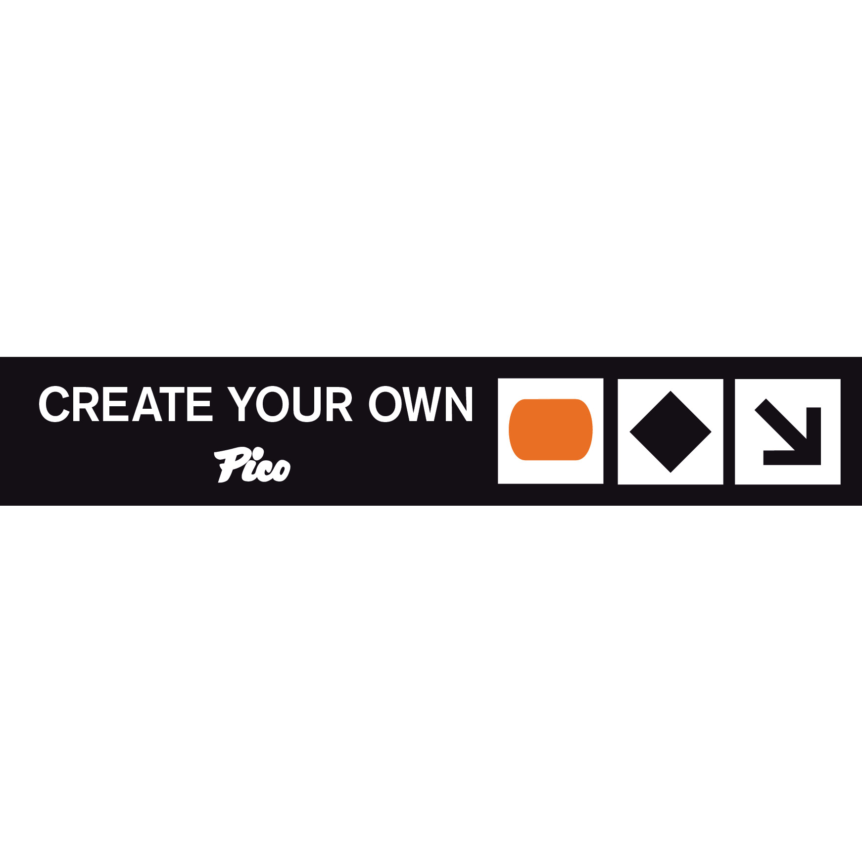 Pico Logo Create Your Own Custom Trail Sign-Killington Sports