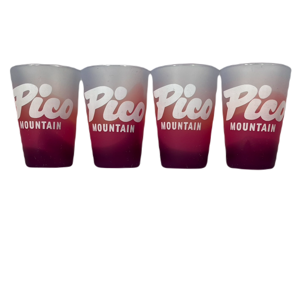 Pico Logo Silicone Ombre Shot Glasses - Set of 4-Desert Sun - Set of 4-Killington Sports