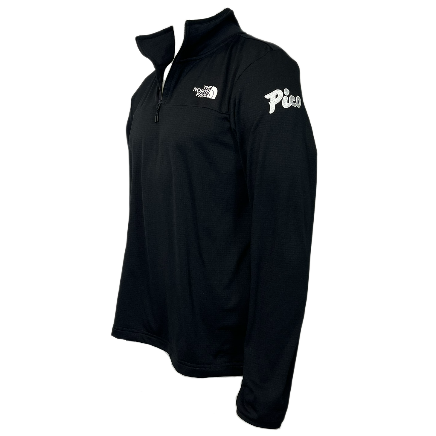 Pico Logo: The North Face Men's Cedar Trail Grid Fleece ¼ Zip-TNF Black-Killington Sports