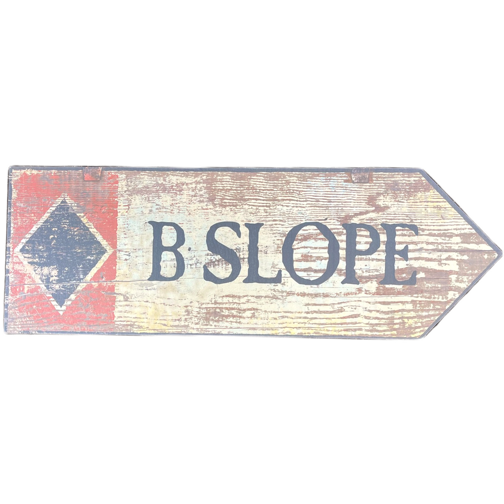 Pico Logo Wooden Trail Sign-B Slope-Killington Sports