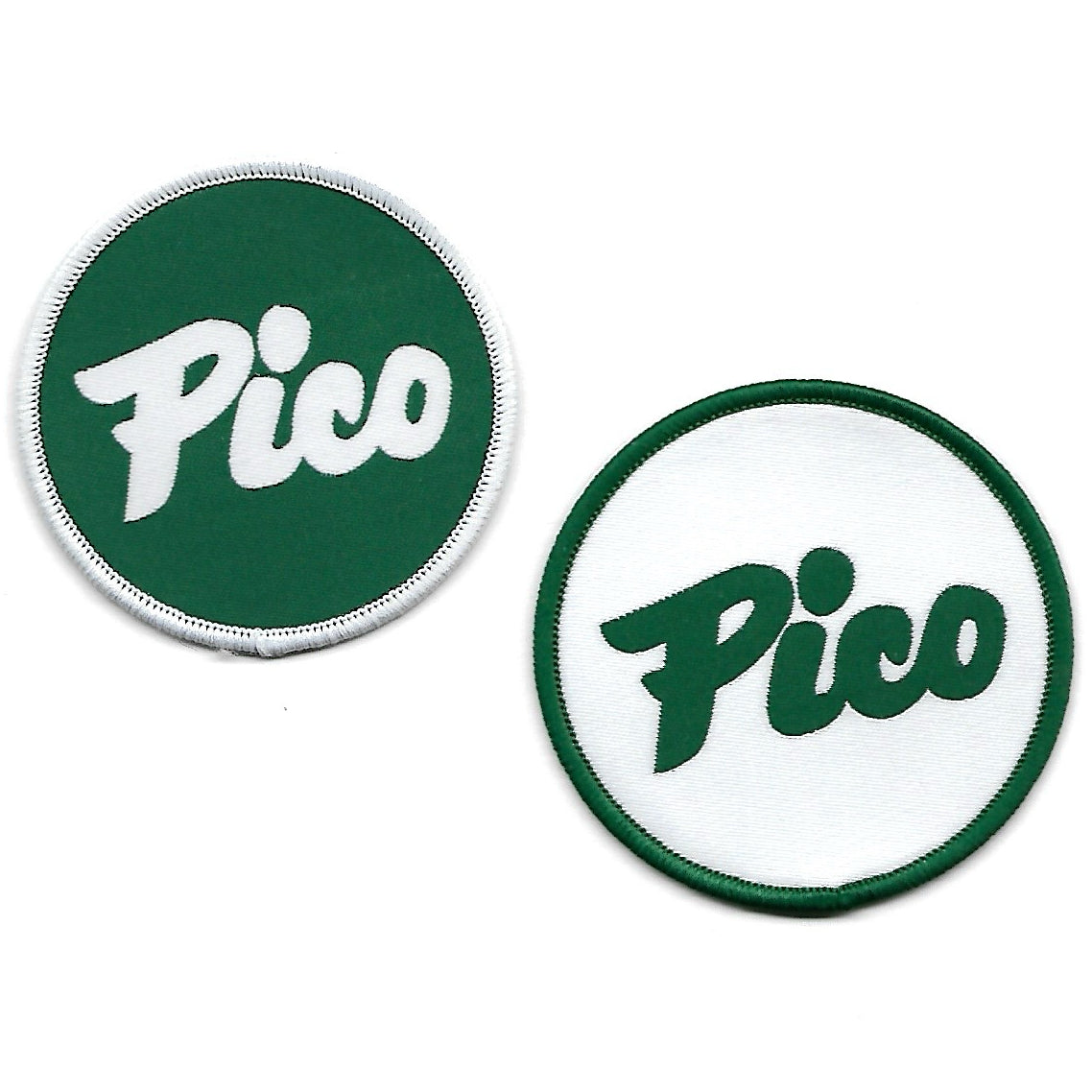 Pico Woven Patchs - 2 Pack-Green/White-Killington Sports