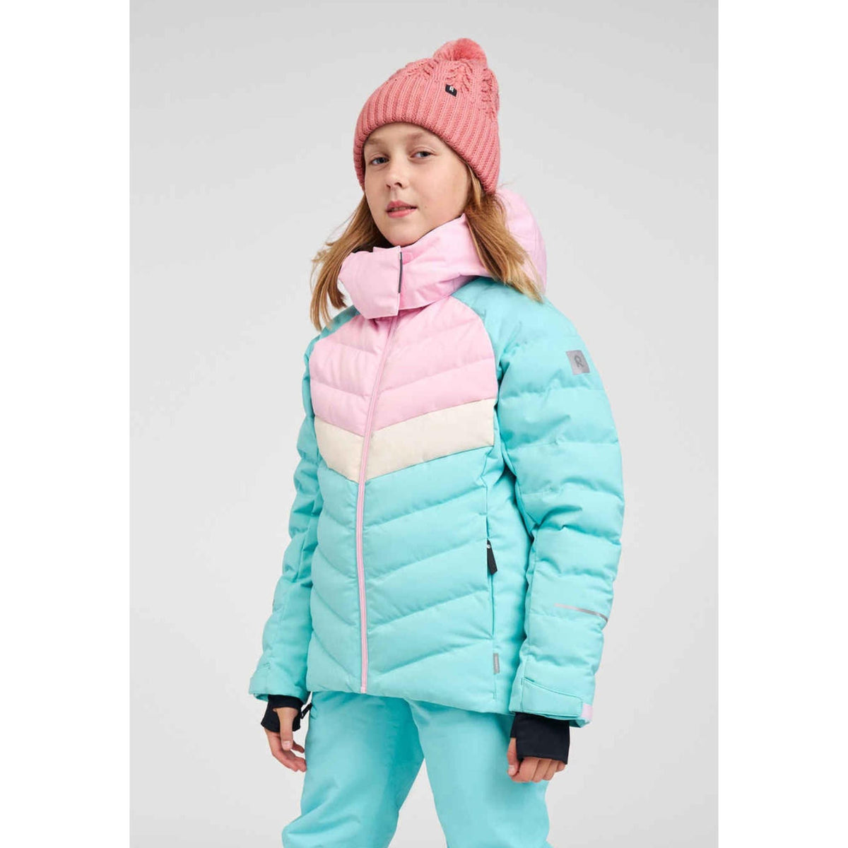 Reima Kids' Luppo ReimaTec Waterproof Ski Jacket-Aquamarine-Killington Sports