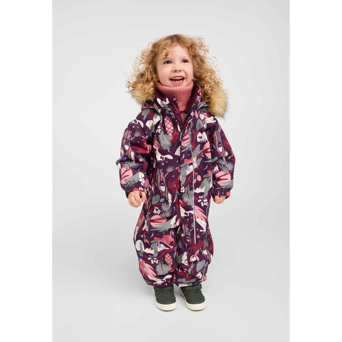 Reima Toddler Lappi ReimaTec Waterproof Snowsuit-Deep Purple-Killington Sports