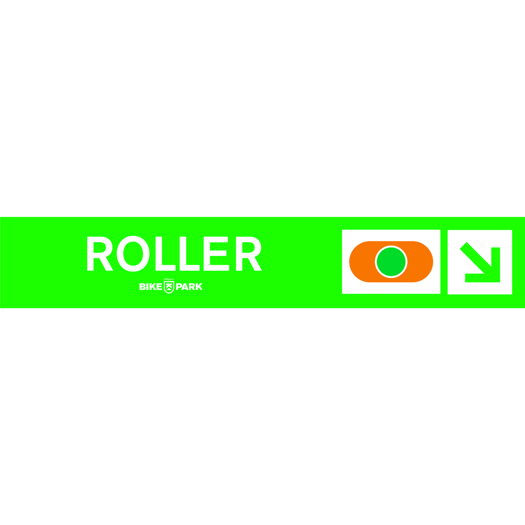 Roller Mountain Bike Trail Sign-Killington Logo-Killington Sports