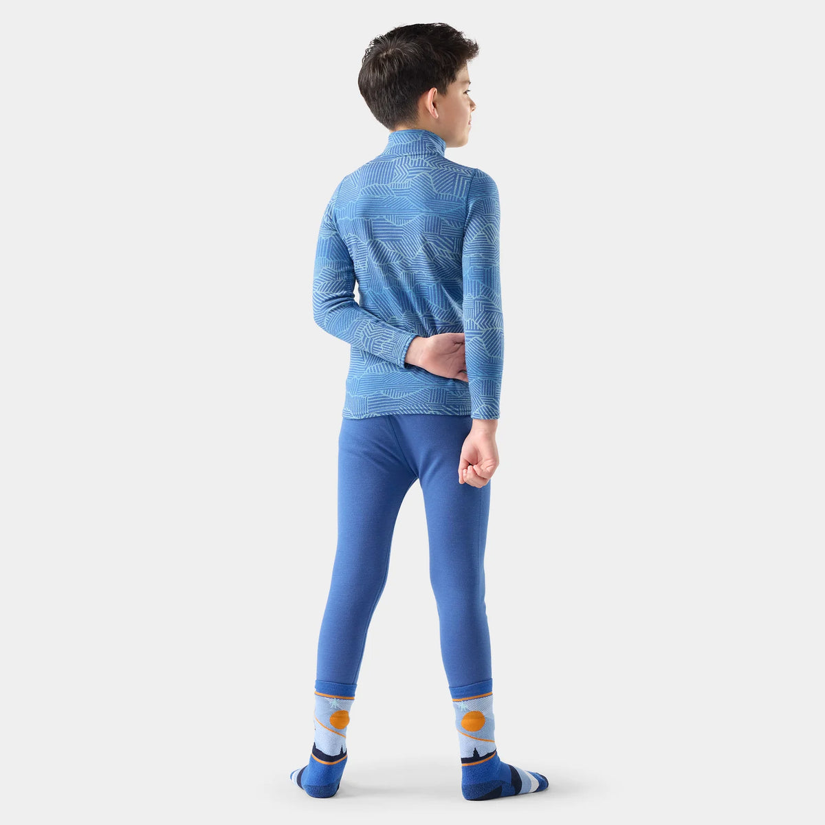 Smartwool Kids' Classic Thermal Merino Base Layer 1/4 Zip-Killington Sports