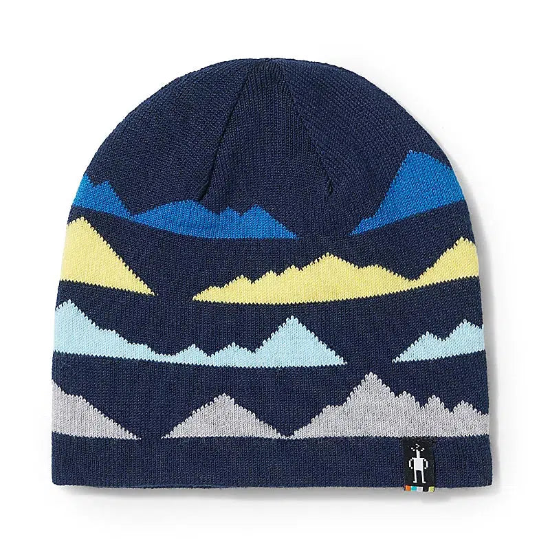 Smartwool Kids' Mountain Pattern Beanie-Deep Navy-Killington Sports