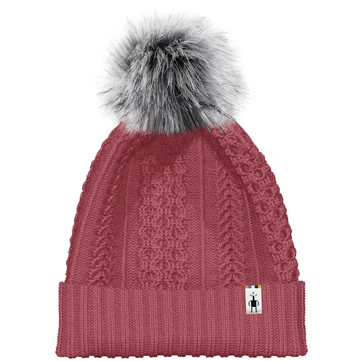 Smartwool Lodge Girl Beanie-Garden Pink Heather-Killington Sports