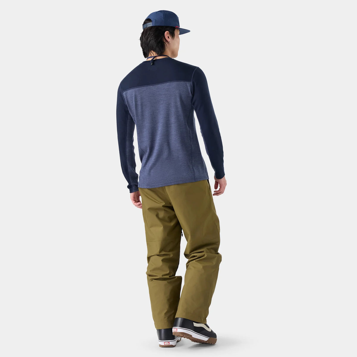 Smartwool Men's Classic Thermal Merino Base Layer Colorblock Crew-Killington Sports