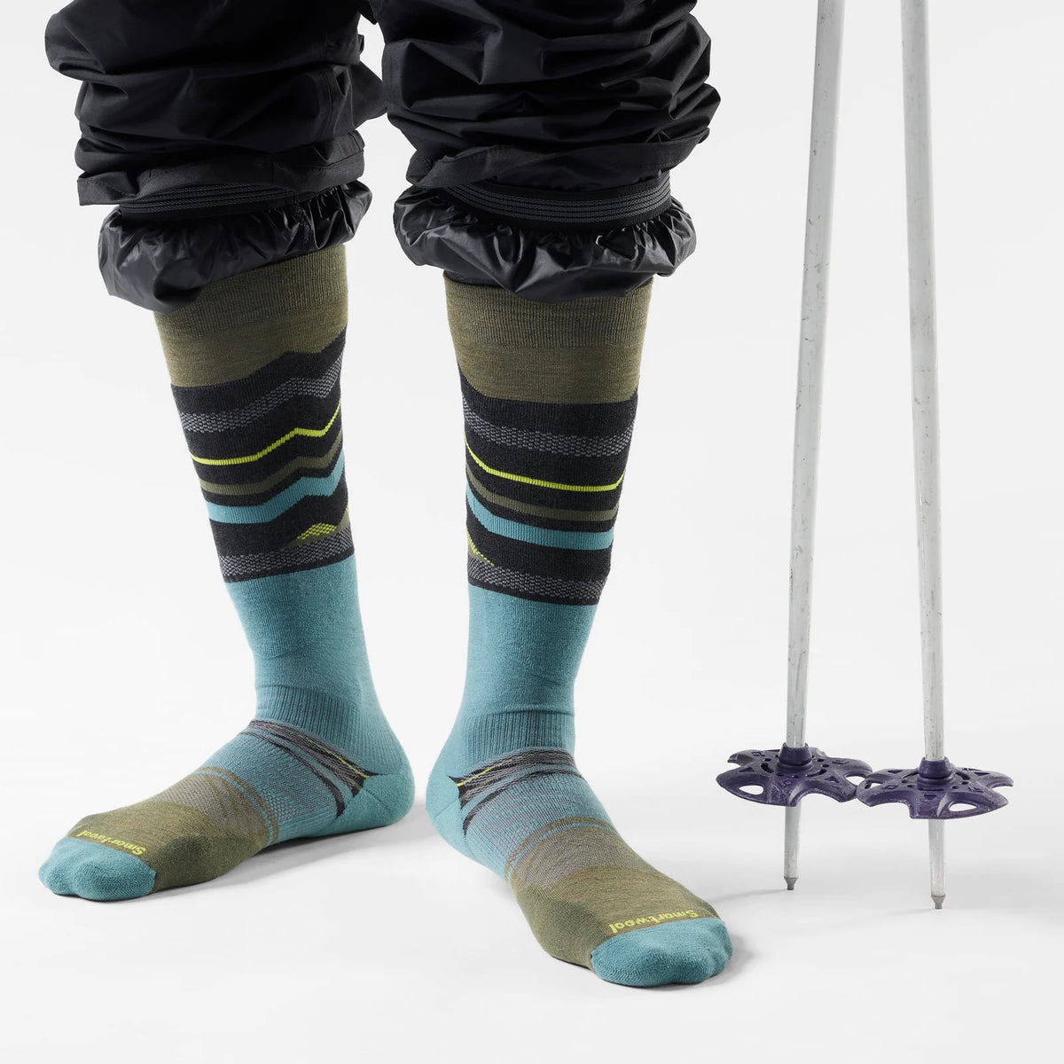 Smartwool Ski Targeted Cushion Expanding Horizons OTC Socks-Killington Sports