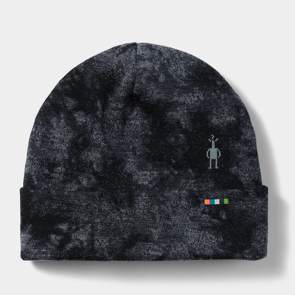Smartwool Thermal Merino Reversible Cuffed Beanie-Black Tie Dye-Killington Sports