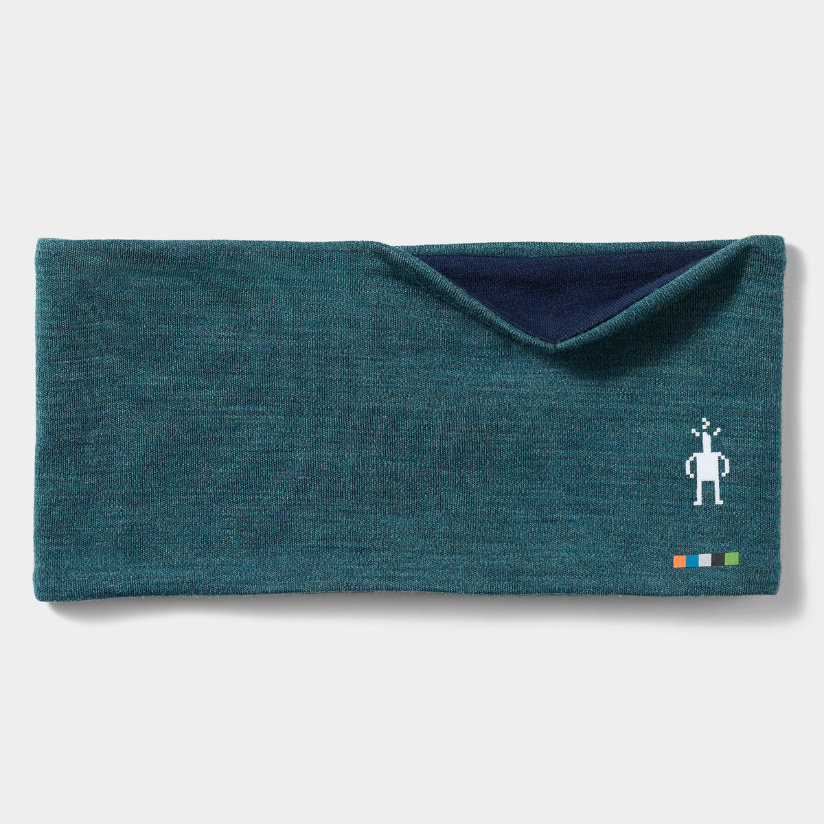 Smartwool Thermal Merino Reversible Headband-Dark Teal Heather-Killington Sports