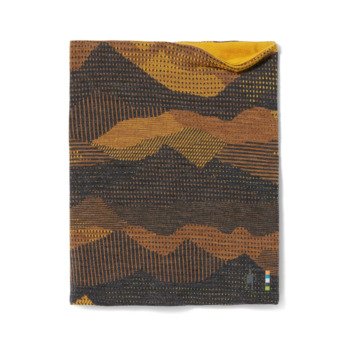Smartwool Thermal Merino Reversible Neck Gaiter-Charcoal Mountain Scape-Killington Sports