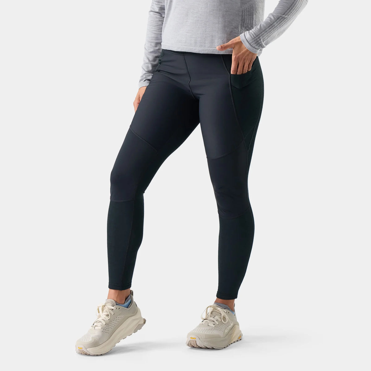 Smartwool Women's Active Fleece Wind Tight-Black-Killington Sports