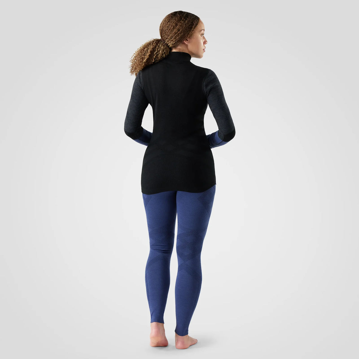 Smartwool Women's Intraknit Thermal Merino Base Layer Colorblock 1/4 Zip-Killington Sports