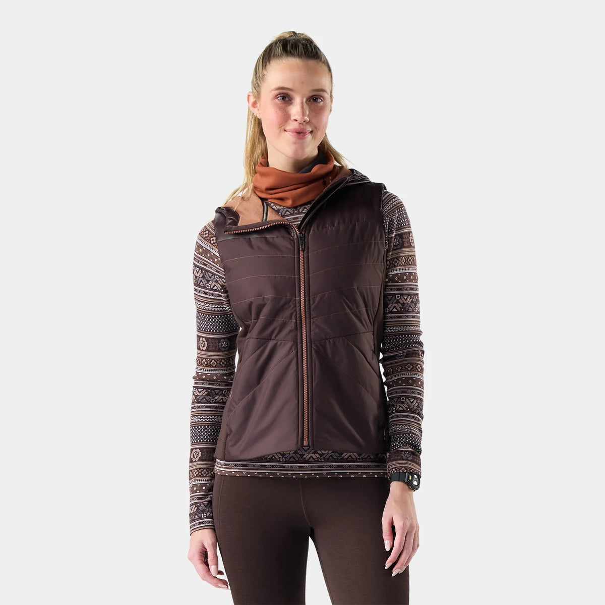 Smartwool Women's Smartloft Vest-Mink/Mocha-Killington Sports