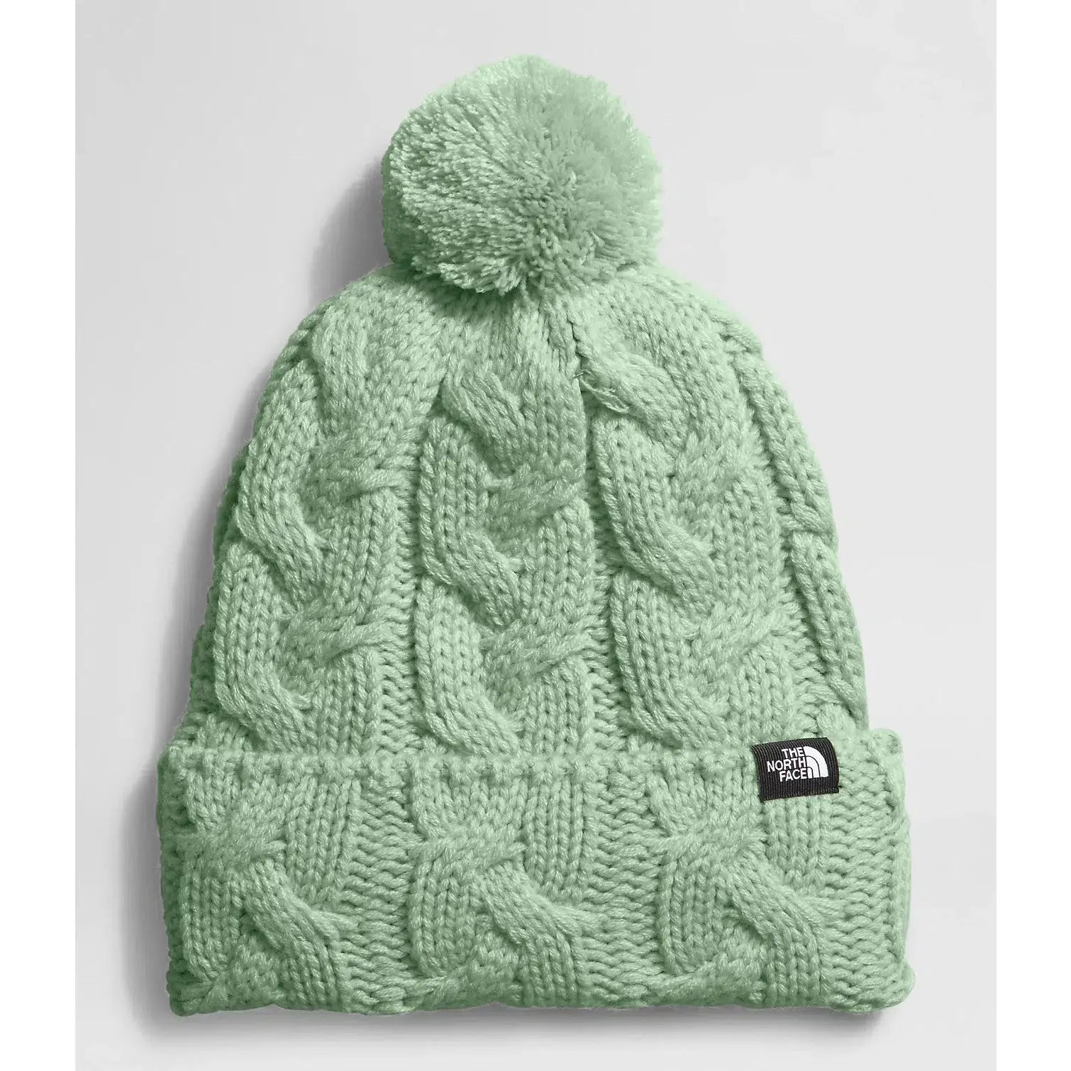 The North Face Cable Minna Pom Beanie-Misty Sage-Killington Sports