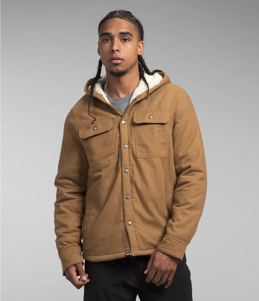 The North Face Men's Hooded Campshire Shirt-Utility Brown-Killington Sports