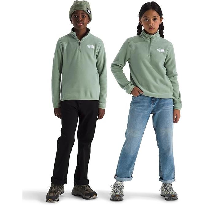 The North Face Teen Glacier ¼ Zip Pullover-Slate Moss-Killington Sports