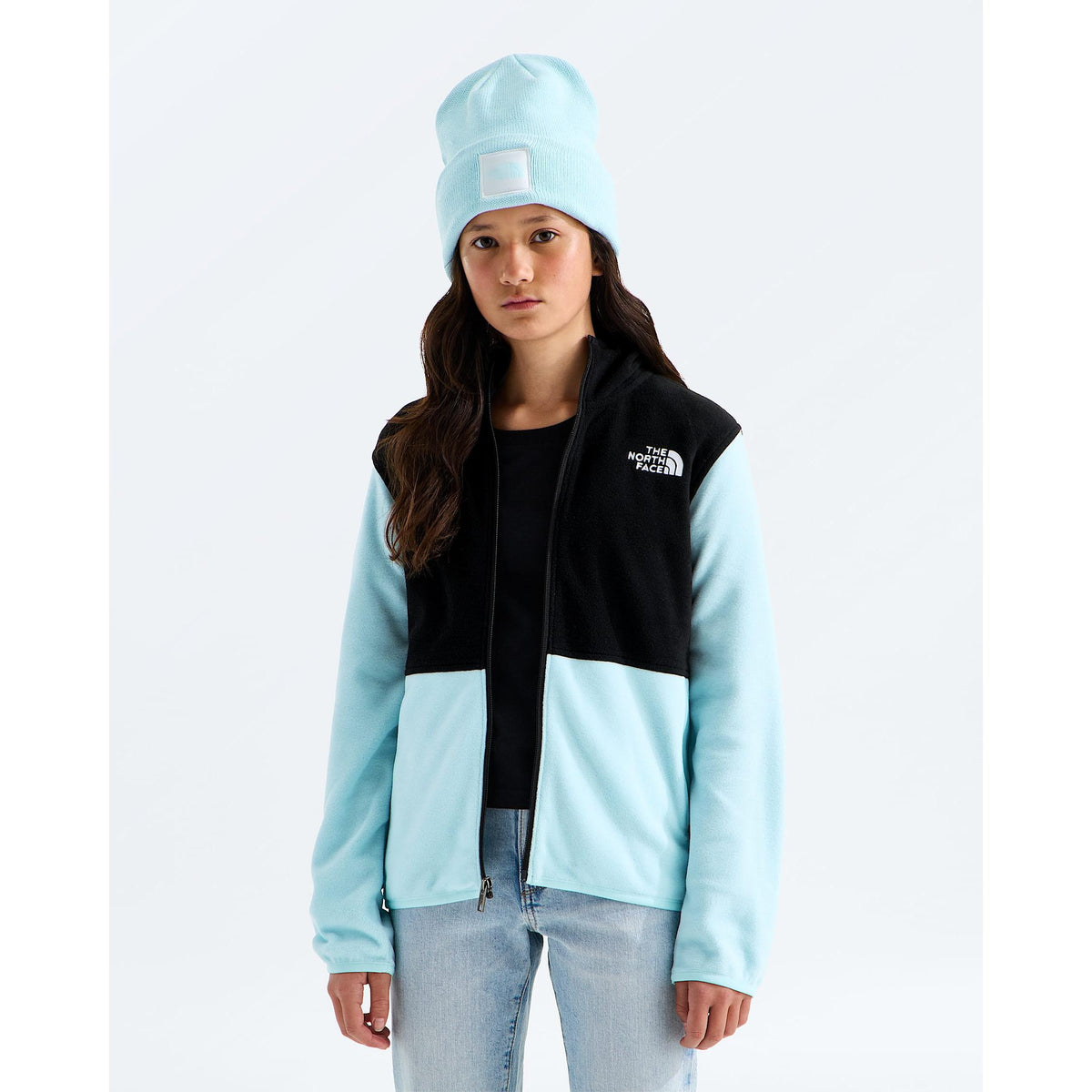 The North Face Teen Glacier Full Zip Hoodie-Killington Sports