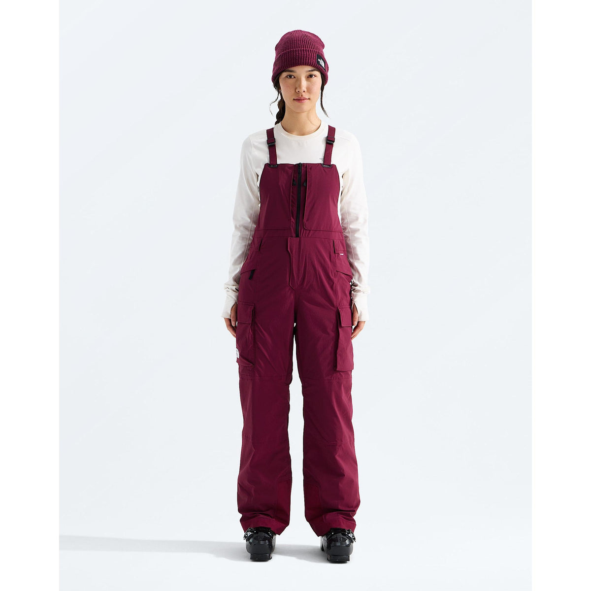 The North Face Women's Freedom Insulated Bib-Burgundy Crush-Killington Sports