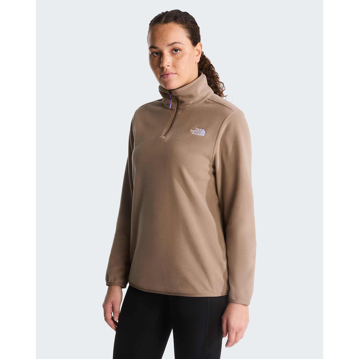 The North Face Women's Glacier Fleece ¼ Zip Jacket-Garnet-Killington Sports