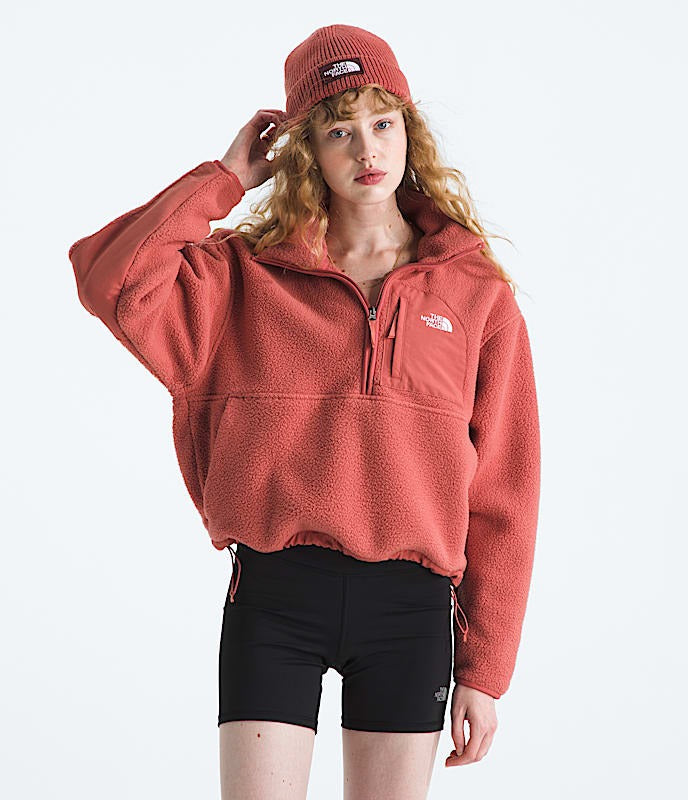 The North Face Women's Killington Yumiori Off Peak 1/2 Zip Jacket-Mars Dust-Killington Sports
