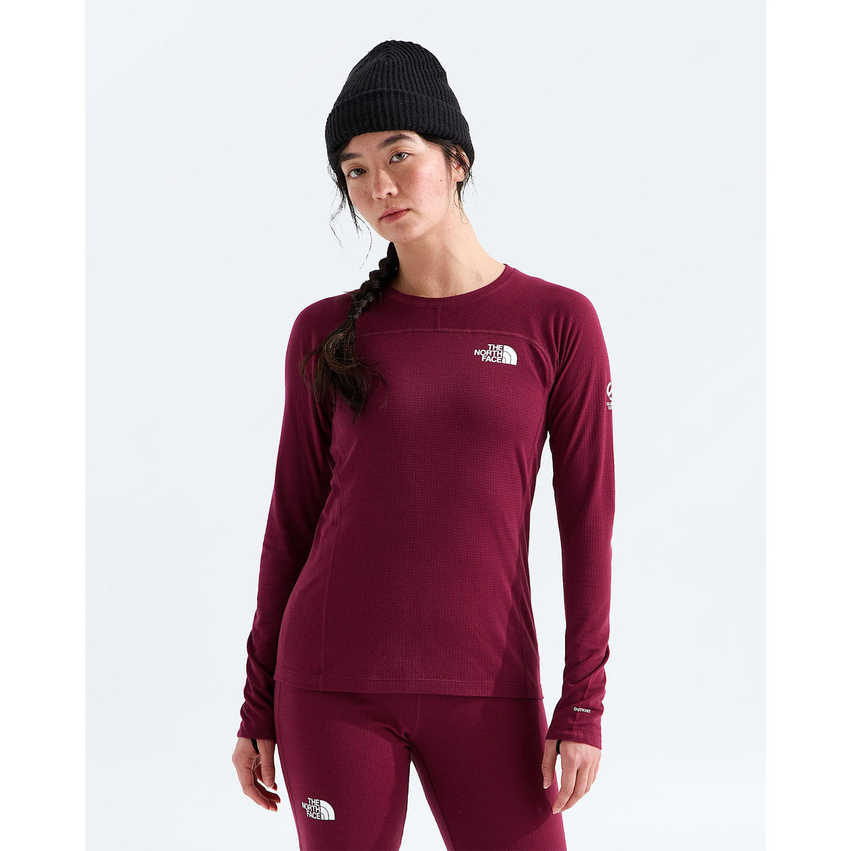 The North Face Women's Summit Pro Baselayer Crew-Burgundy Crush-Killington Sports