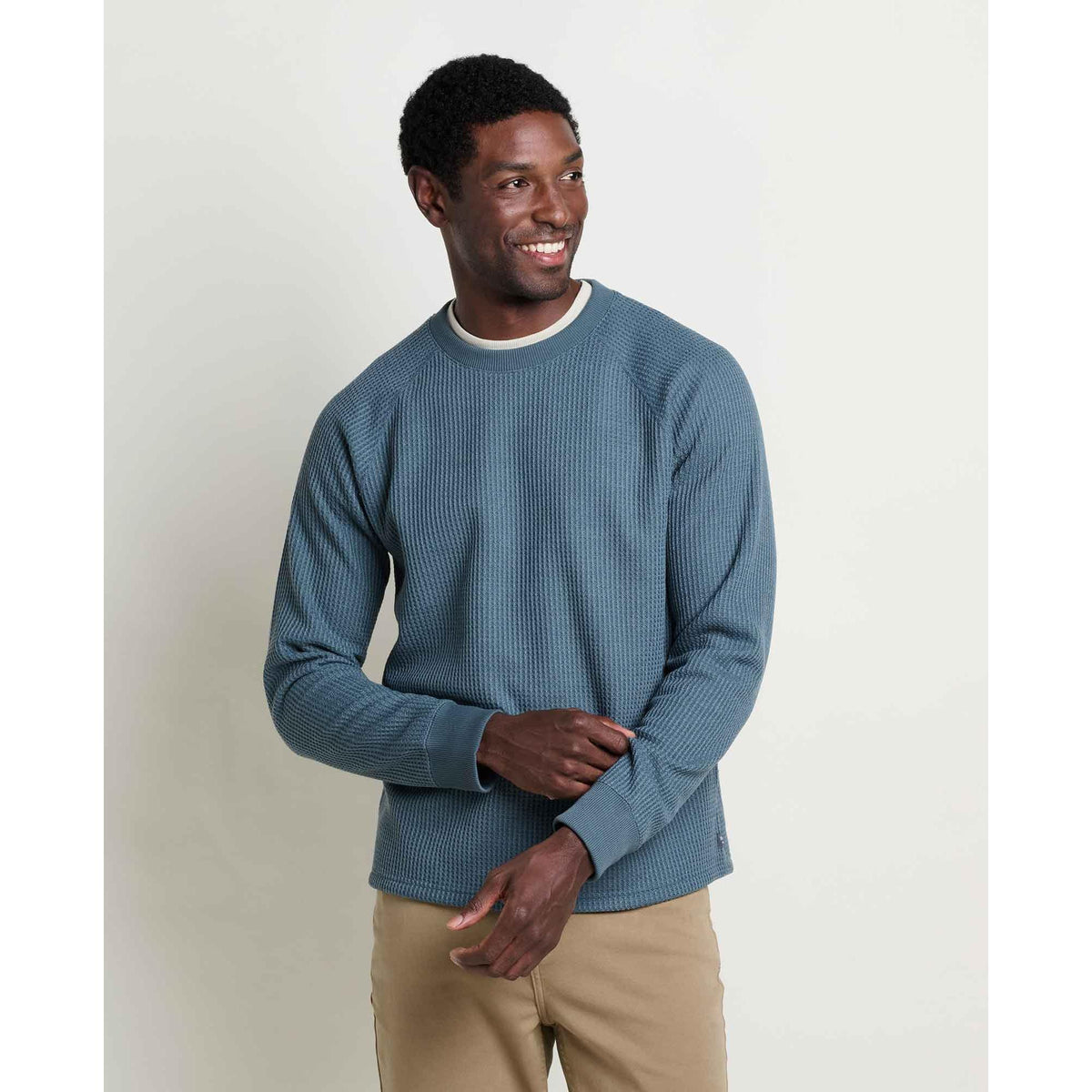 Toad & Co Men's Bitterroot Longsleeve Crew-Ink-Killington Sports