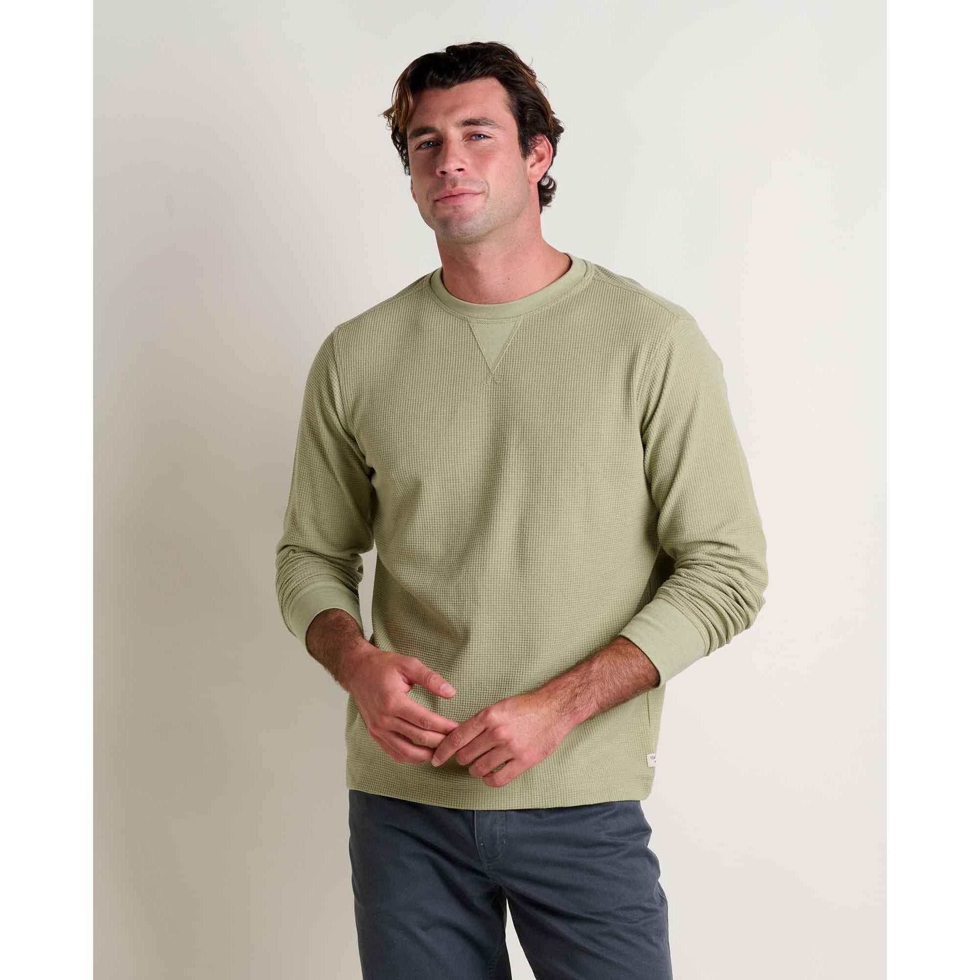 Toad & Co Men's Framer II Long Sleeve Crew-Yucca-Killington Sports