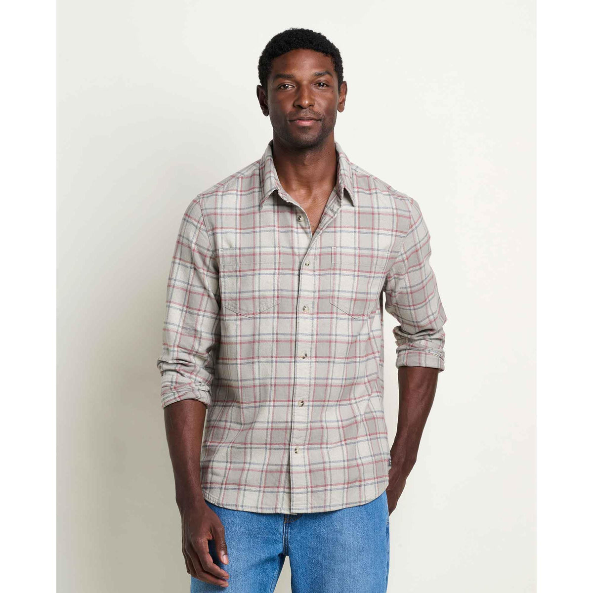 Toad & Co Men's Pinevale Longsleeve Shirt-Limestone Pattern-Killington Sports