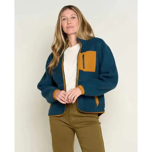 Toad & Co Women's Campo Fleece Jacket-Midnight-Killington Sports