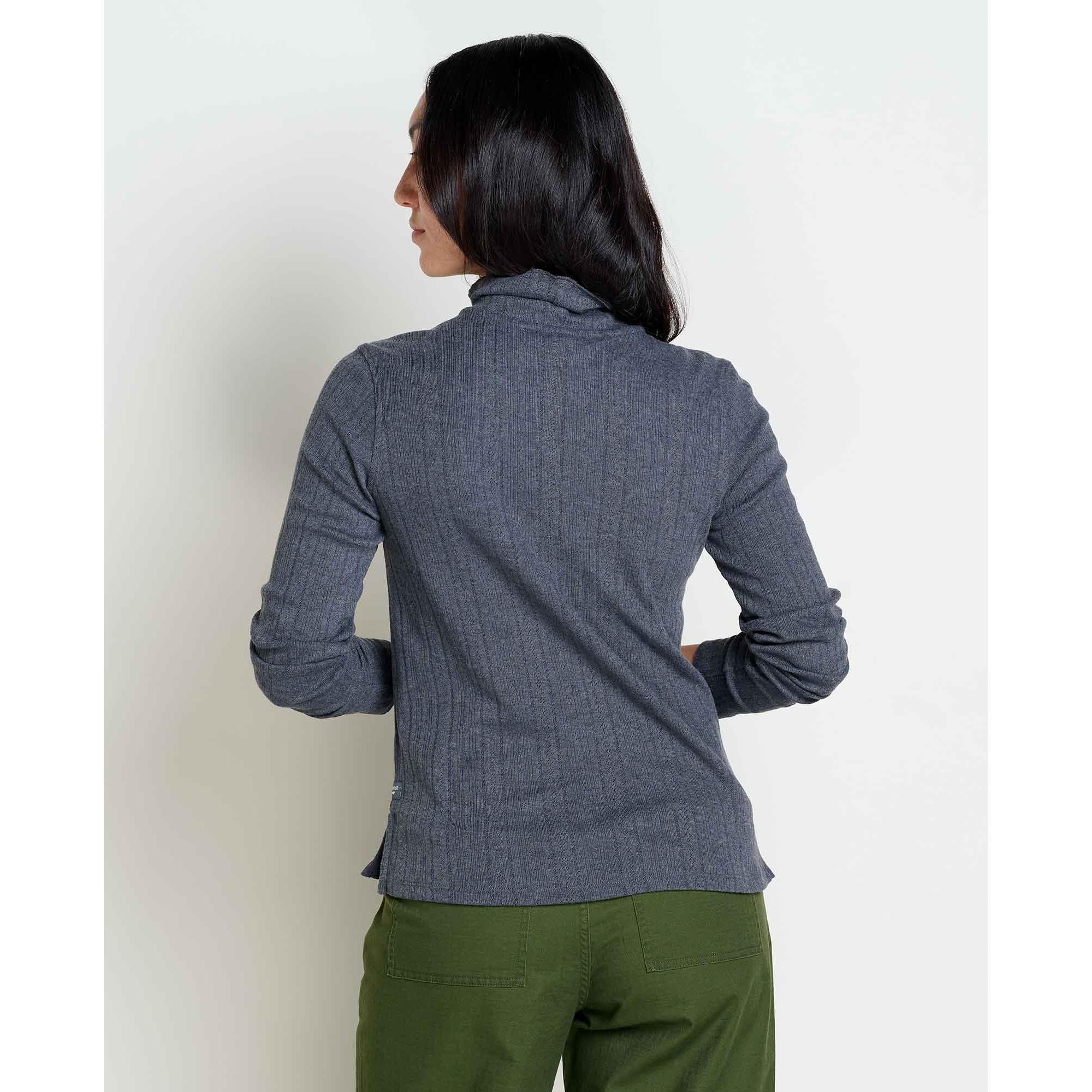 Toad & Co Women's Foothill Pointelle Long Sleeve T-Neck-Killington Sports