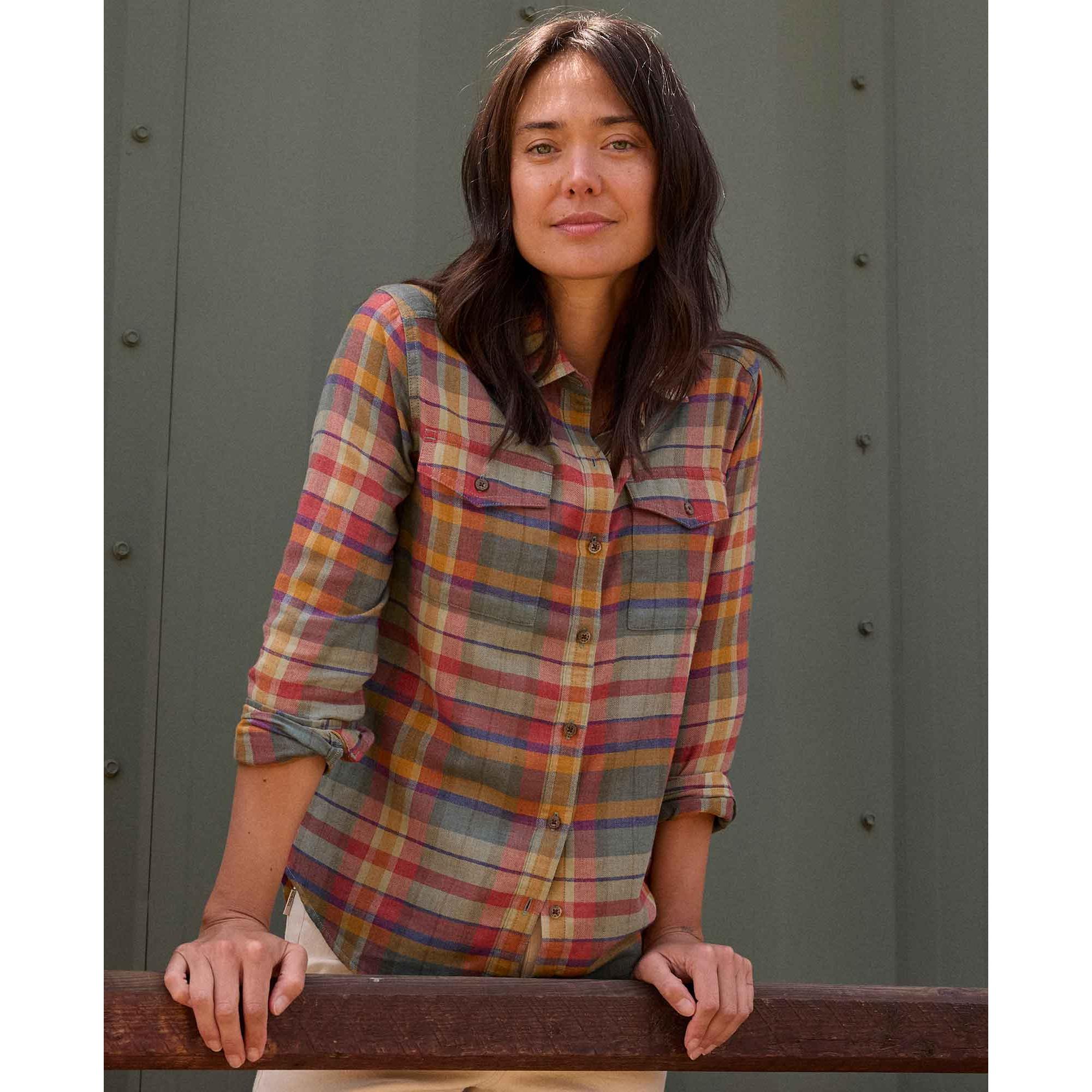Toad & Co Women's Re-Form Flannel Long Sleeve Shirt-Killington Sports