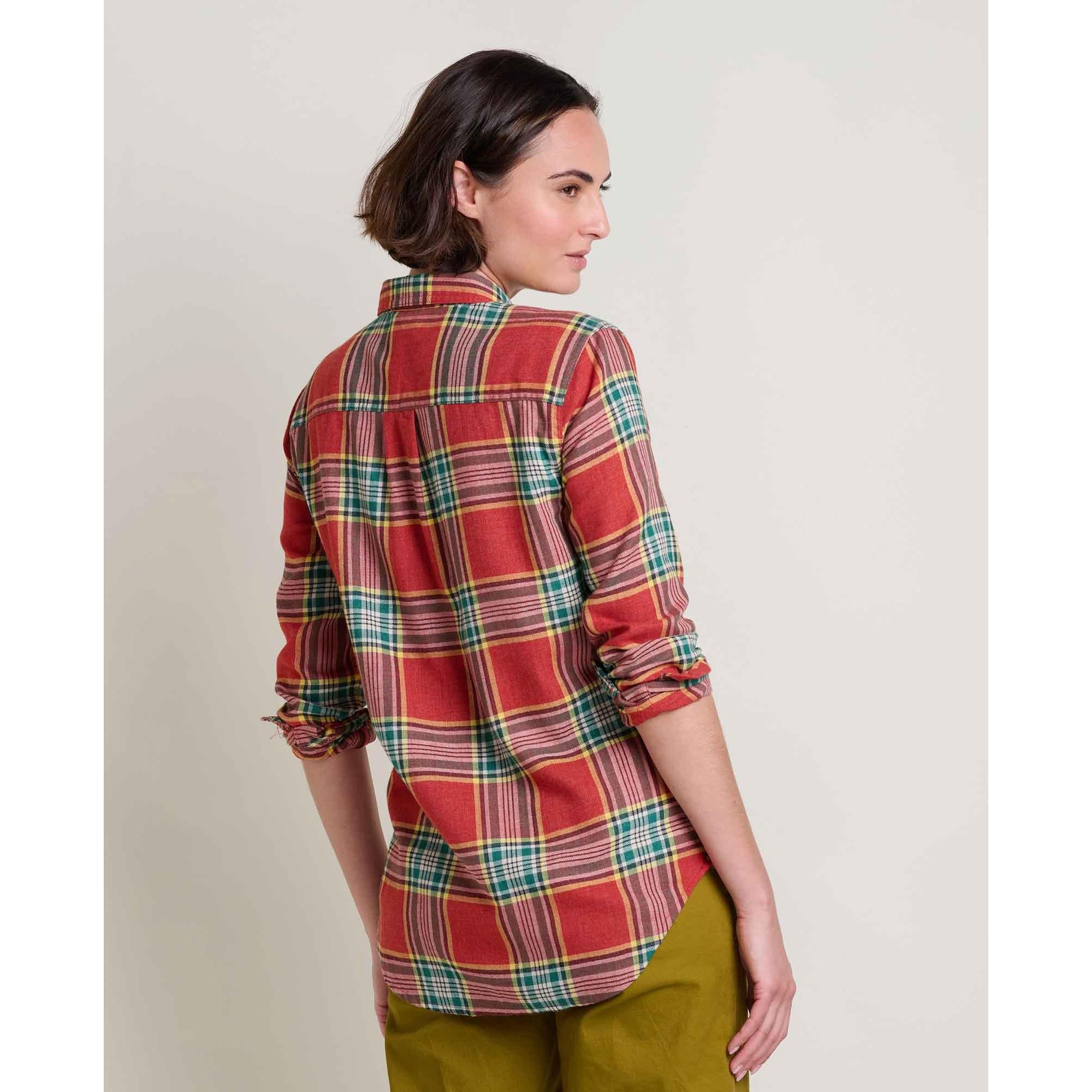 Toad & Co Women's Re-Form Flannel Long Sleeve Shirt-Killington Sports