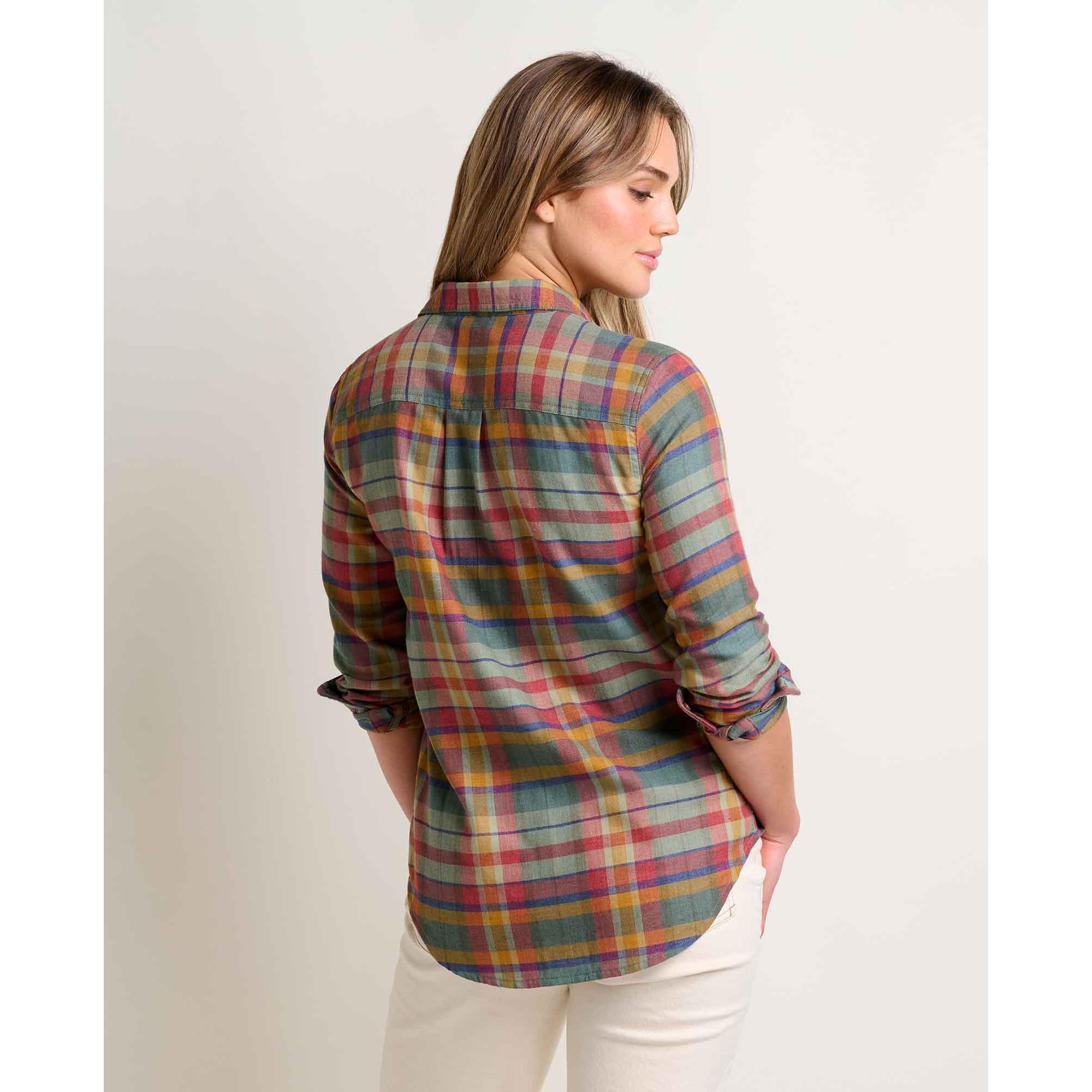 Toad & Co Women's Re-Form Flannel Long Sleeve Shirt-Killington Sports