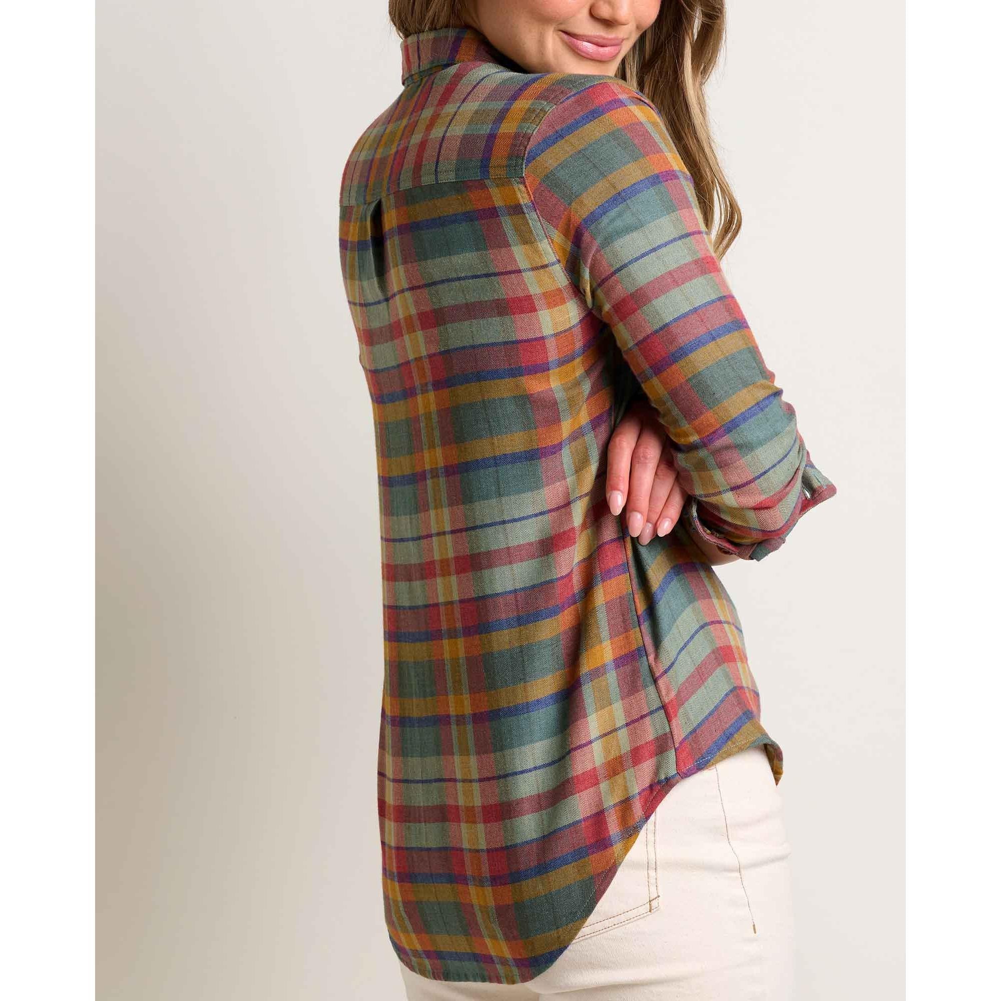 Toad & Co Women's Re-Form Flannel Long Sleeve Shirt-Killington Sports