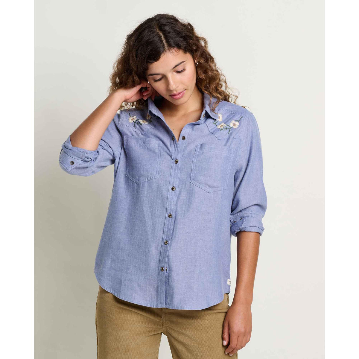 Toad & Co Women's Re-Form Western Longsleeve Shirt-Dew Embroidery-Killington Sports