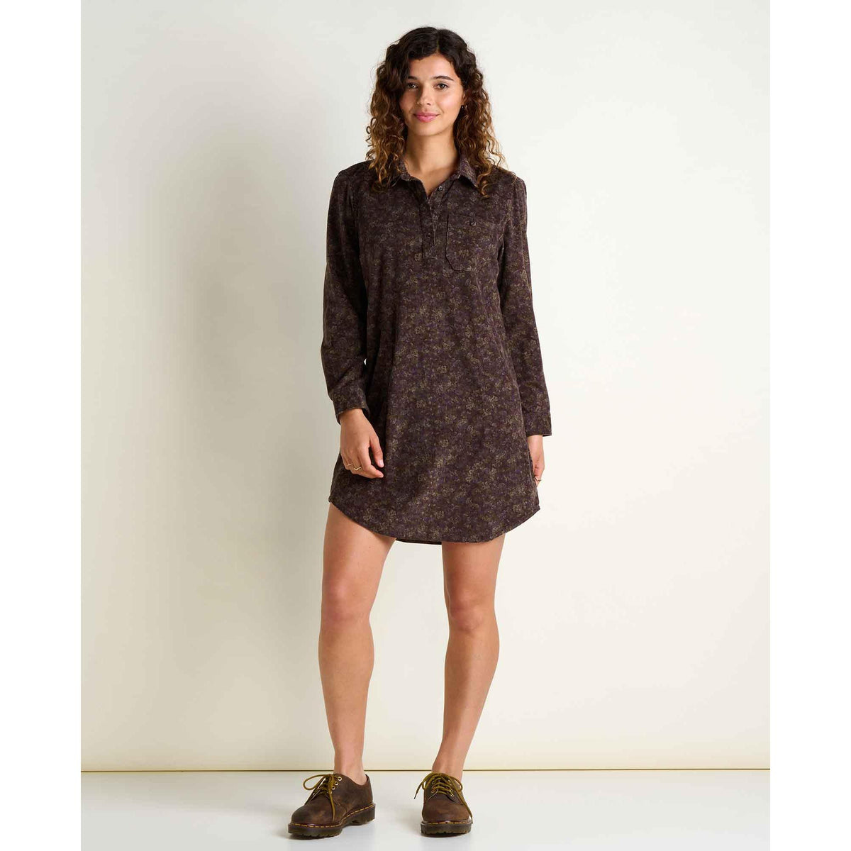 Toad & Co Women's Scouter Cord Popover Longsleeve Dress-Killington Sports