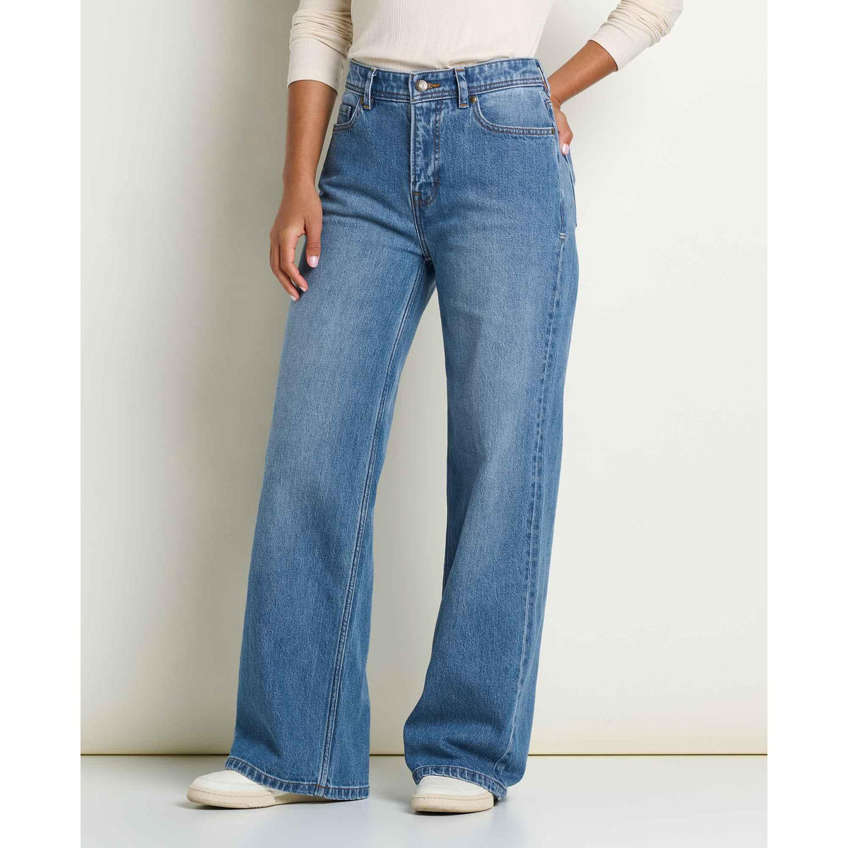Toad & Co Women's Tamarack Wide Leg Blue Jean-Tahoe-Killington Sports