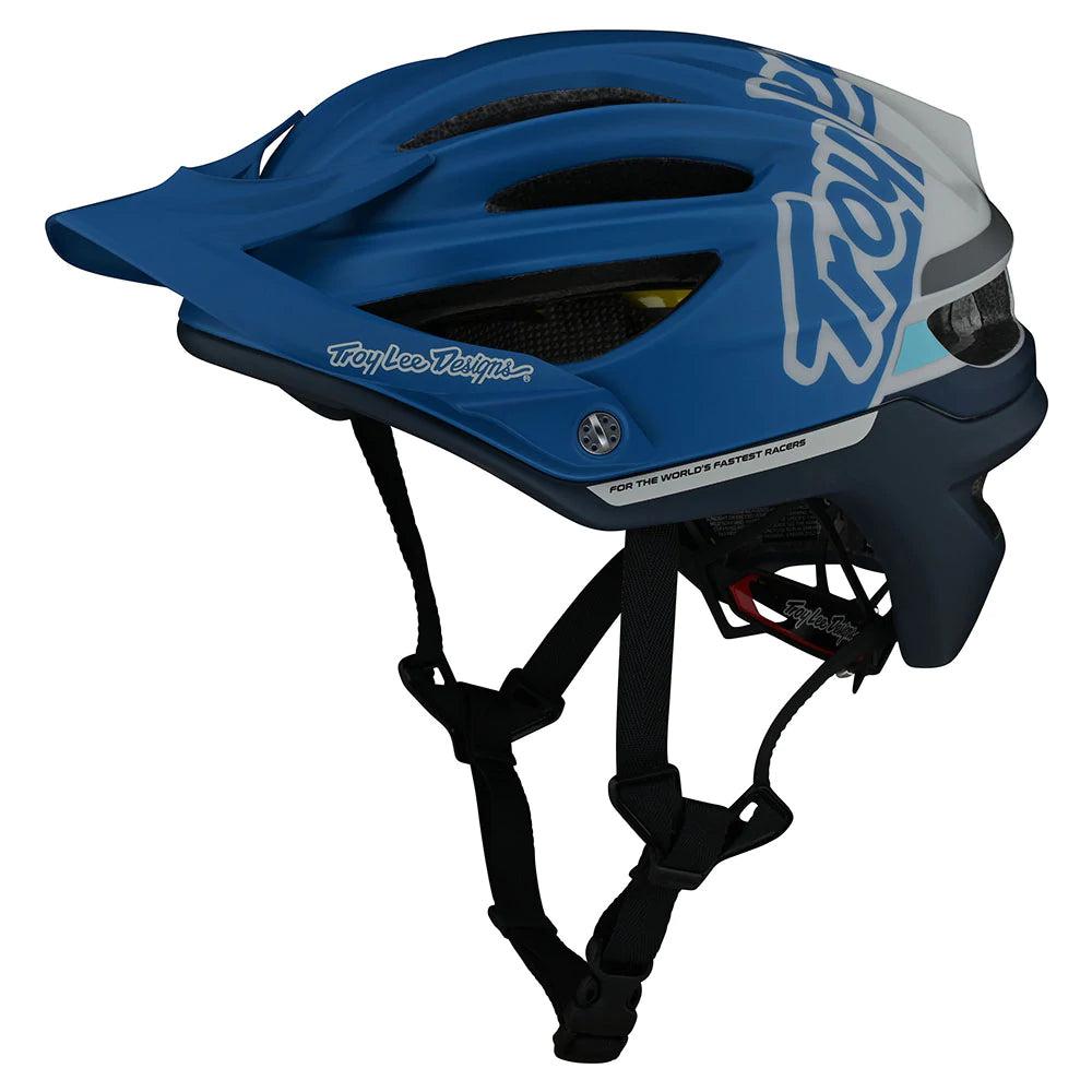 Troy Lee Designs A2 MTB MIPS Helmet- 2022-Silhouette Blue-Killington Sports